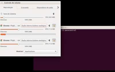 Como corrigir o erro do áudio ao selecionar o HDMI no Ubuntu e Chrome