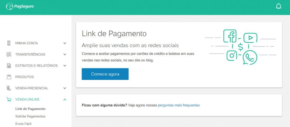 Link de pagamento: venda online pelas redes sociais e WhatsApp