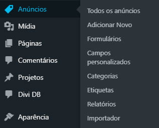 ClassiPress: localizar formulários e campos personalizados ClassiPress: localizar formulários e campos personalizados