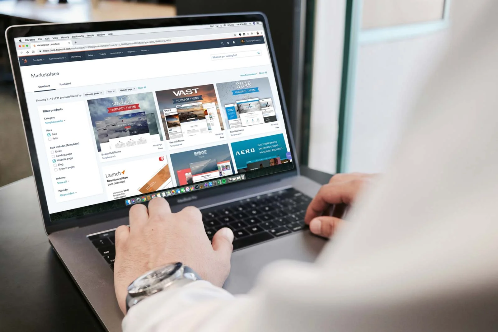 Usuário de um site Usuário de um site