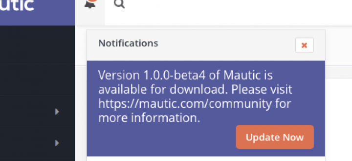 Mautic update
