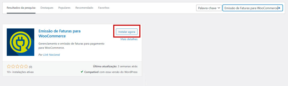 Instalar plugin Instalar plugin