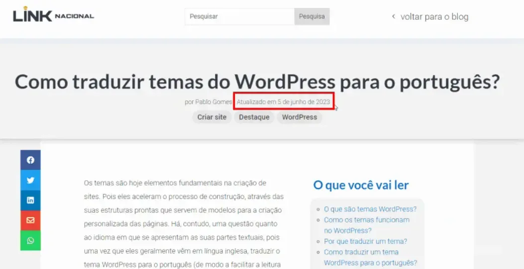 Plugin atualização data post Plugin atualização data post