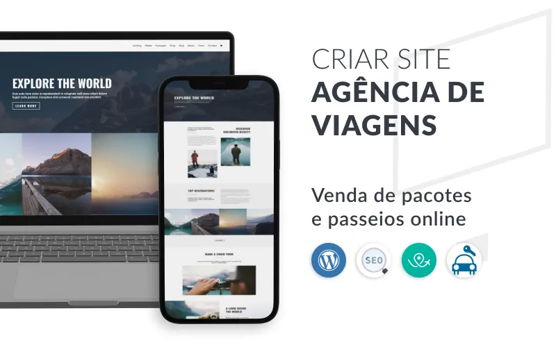 Site agência de viagens Site agência de viagens