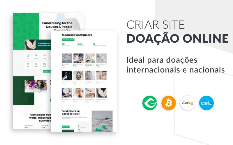 Site doação online Site doação online