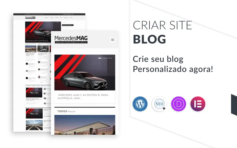 Criar site de Blog Criar site de Blog