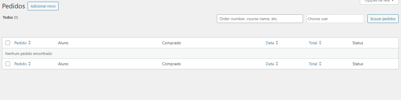 Learnpress Pedidos