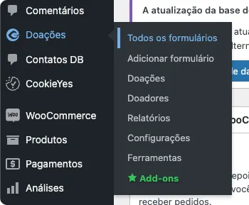 Formulários GiveWP Formulários GiveWP
