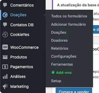 Configurando GiveWP Configurando GiveWP