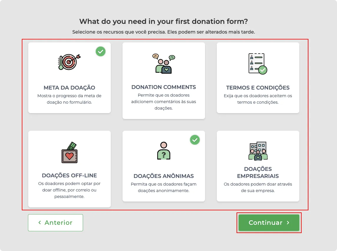Configurando GiveWP Configurando GiveWP