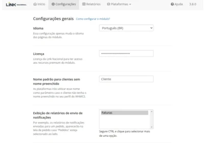 WhatsApp WHMCS notificação Configuração