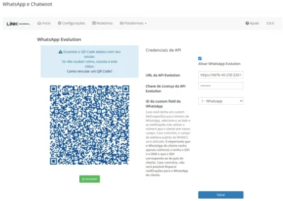 WhatsApp WHMCS notificação Configuração QRCode Evolution API