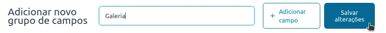 Salvar novo grupo de campos ACF Salvar novo grupo de campos ACF