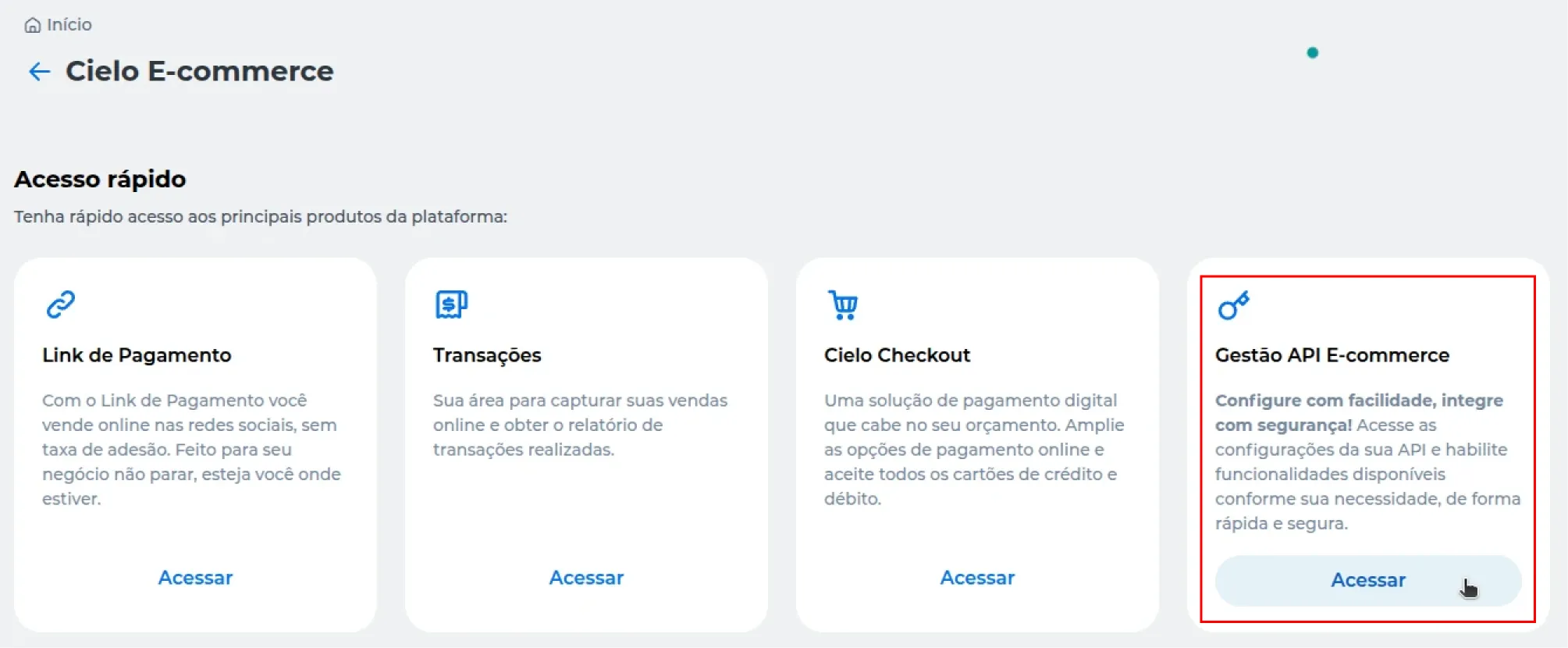 Gestão API E-commerce