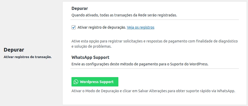 WordPress Plugin Rede Depuração WordPress Plugin Rede Depuração