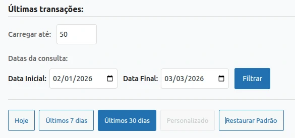 WordPress Plugin Rede Últimas Transações WordPress Plugin Rede Últimas Transações