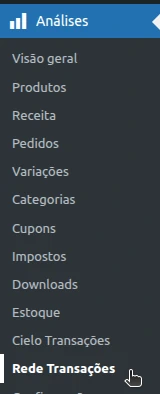 WordPress Plugin Rede Análise Transações WordPress Plugin Rede Análise Transações